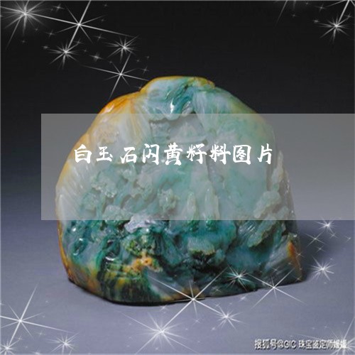 白玉石闪黄籽料图片/2023041307948