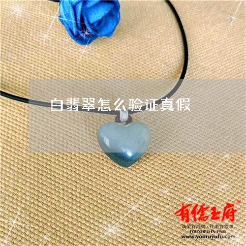 白翡翠怎么验证真假/2023041398169