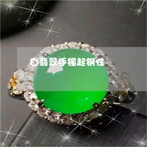 白翡翠手镯起钢性/2023031541614
