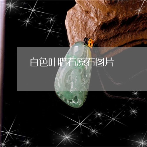 白色叶腊石原石图片/2023041315050