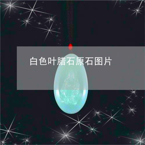 白色叶腊石原石图片/2023041394047