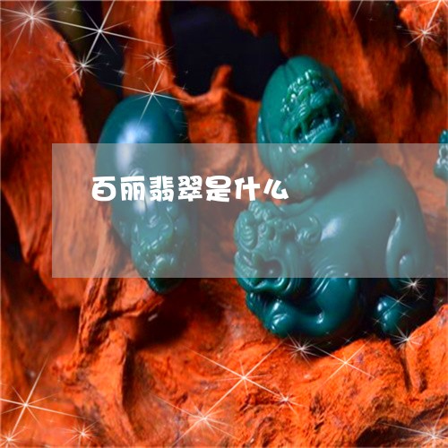 百丽翡翠是什么/2023032991482 百丽翡翠是什么/2023032991482