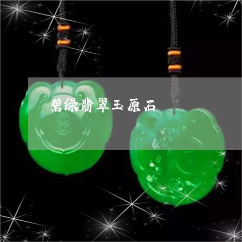 碧绿翡翠玉原石/2023032884724 碧绿翡翠玉原石/2023032884724