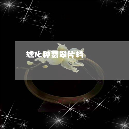 糯化种翡翠片料/2023032804026