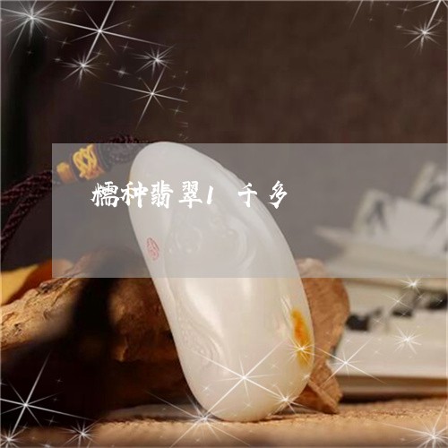 糯种翡翠1千多/2023032884826 糯种翡翠1千多/2023032884826
