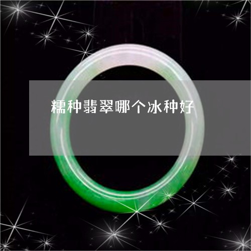 糯种翡翠哪个冰种好/2023041311815
