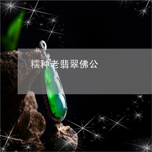 糯种老翡翠佛公/2023032948725 糯种老翡翠佛公/2023032948725