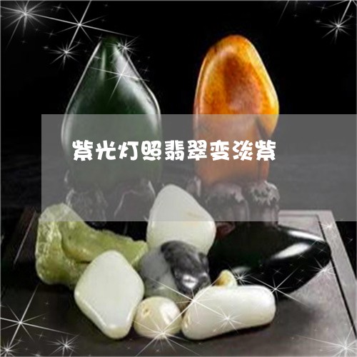 紫光灯照翡翠变淡紫/2023041337483