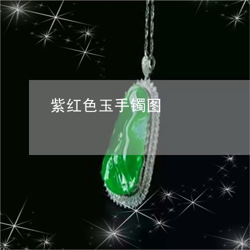 紫红色玉手镯图/2023032952815 紫红色玉手镯图/2023032952815