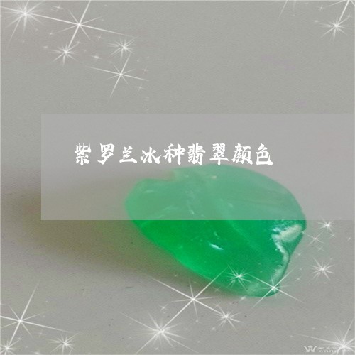 紫罗兰冰种翡翠颜色/2023041360584