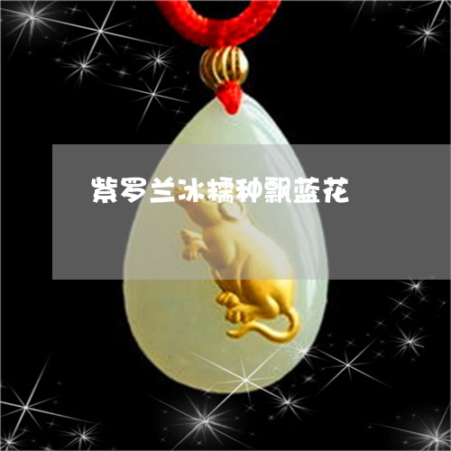 紫罗兰冰糯种飘蓝花/2023041363836