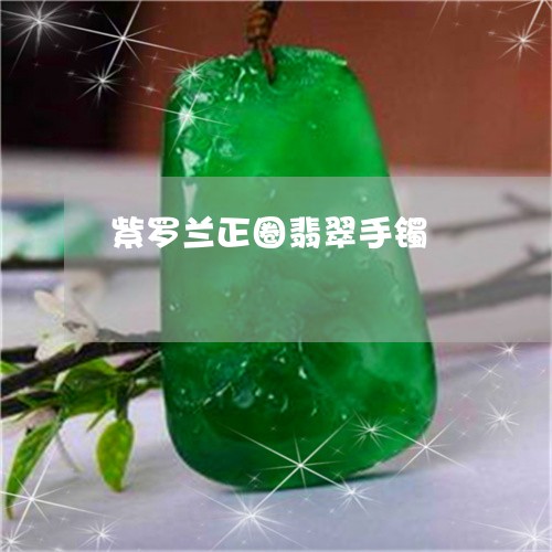 紫罗兰正圈翡翠手镯/2023041350402 紫罗兰正圈翡翠手镯/2023041350402