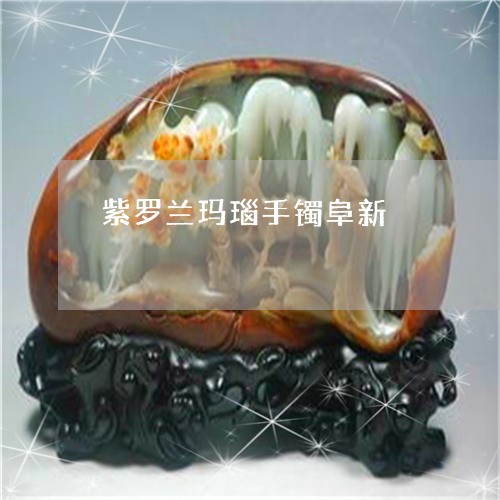 紫罗兰玛瑙手镯阜新/2023041351816 紫罗兰玛瑙手镯阜新/2023041351816