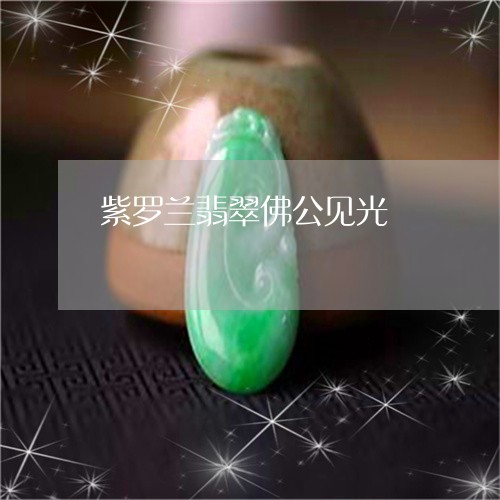 紫罗兰翡翠佛公见光/2023041349616