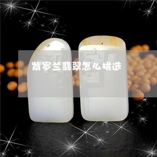 紫罗兰翡翠怎么挑选/2023041329492 紫罗兰翡翠怎么挑选/2023041329492