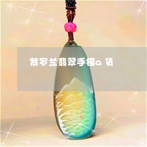 紫罗兰翡翠手镯a货/2023041351926