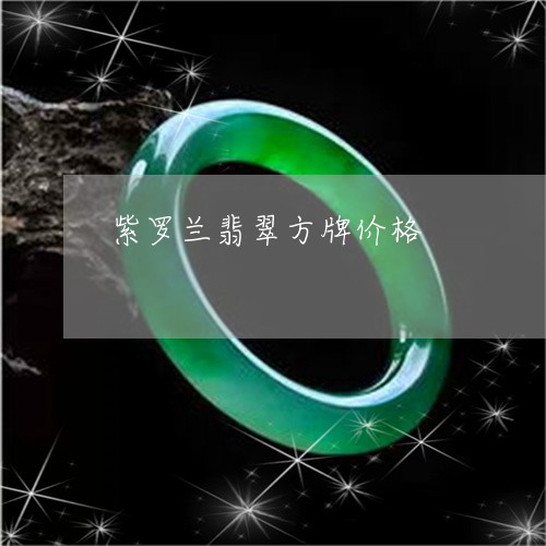 紫罗兰翡翠方牌价格/2023041354927 紫罗兰翡翠方牌价格/2023041354927