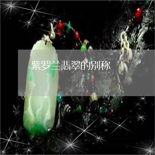 紫罗兰翡翠的别称/2023031543716 紫罗兰翡翠的别称/2023031543716
