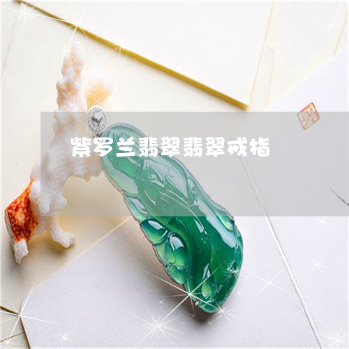 紫罗兰翡翠翡翠戒指/2023041371816 紫罗兰翡翠翡翠戒指/2023041371816