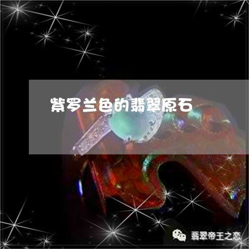 紫罗兰色的翡翠原石/2023041358705 紫罗兰色的翡翠原石/2023041358705