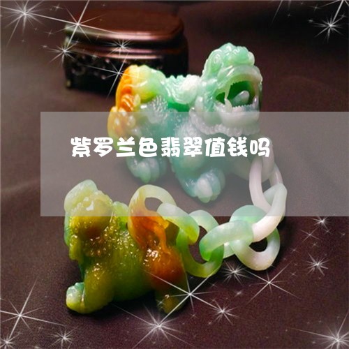 紫罗兰色翡翠值钱吗/2023041343838