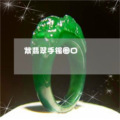 紫翡翠手镯圈口/2023032847269 紫翡翠手镯圈口/2023032847269