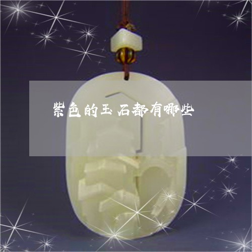 紫色的玉石都有哪些/2023041231714 紫色的玉石都有哪些/2023041231714