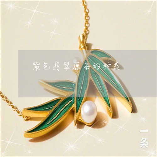 紫色翡翠原石的种类/2023041243925