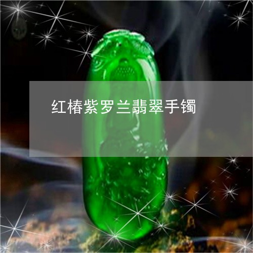 红椿紫罗兰翡翠手镯/2023041359504 红椿紫罗兰翡翠手镯/2023041359504