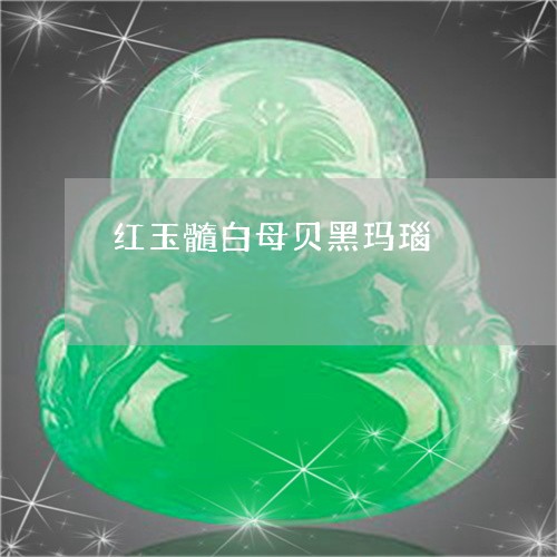 红玉髓白母贝黑玛瑙/2023041364960 红玉髓白母贝黑玛瑙/2023041364960