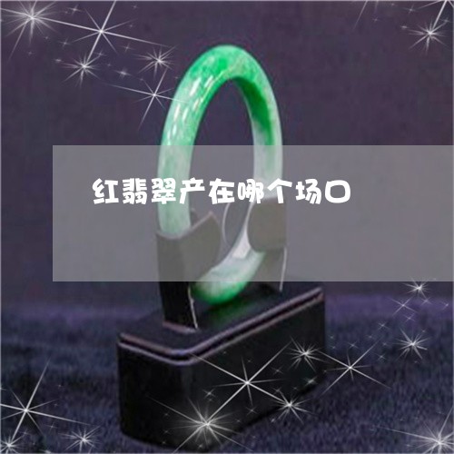 红翡翠产在哪个场口/2023041274050