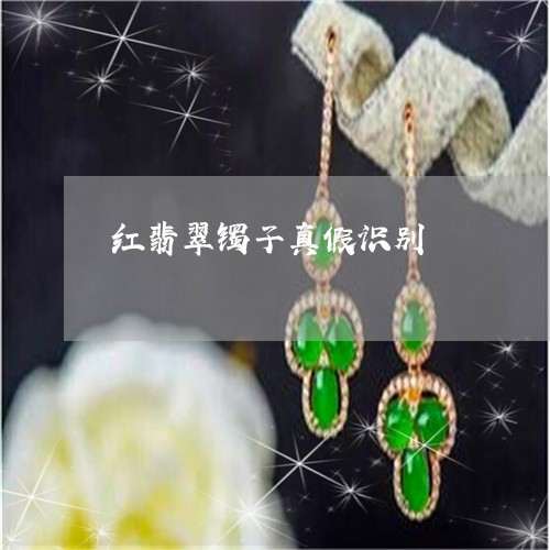 红翡翠镯子真假识别/2023041282636