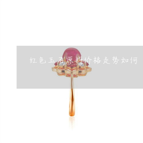 红色玉石原料价格走势如何/2023062927037