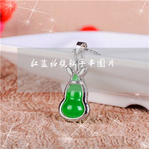 红蓝珀貔貅手串图片/2023041376038 红蓝珀貔貅手串图片/2023041376038