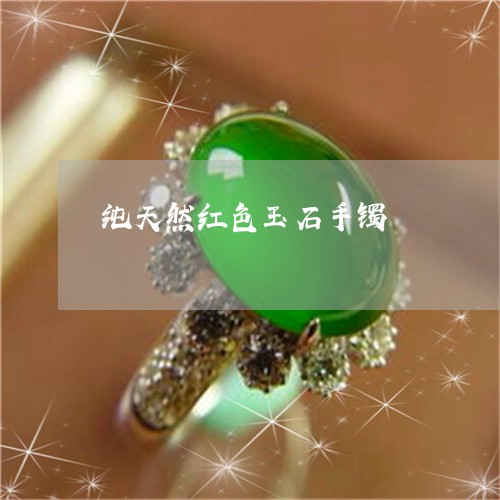 纯天然红色玉石手镯/2023041386361 纯天然红色玉石手镯/2023041386361