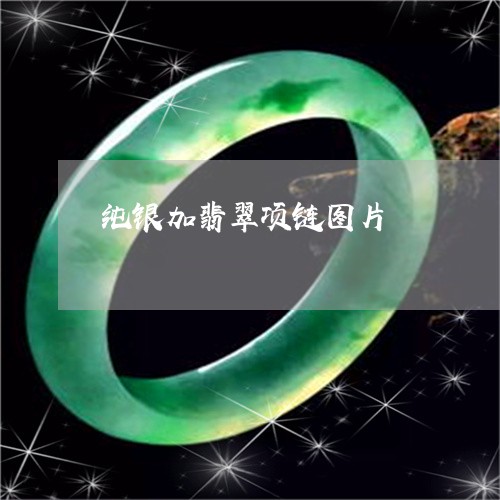 纯银加翡翠项链图片/2023041262724 纯银加翡翠项链图片/2023041262724