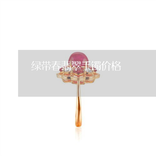 绿带春翡翠手镯价格/2023041245147 绿带春翡翠手镯价格/2023041245147