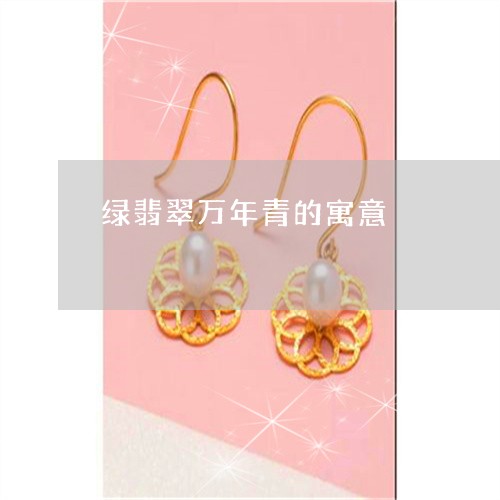 绿翡翠万年青的寓意/2023041384927