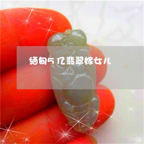 缅甸5亿翡翠嫁女儿/2023041227280