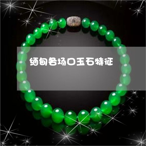 缅甸各场口玉石特征/2023041281836 缅甸各场口玉石特征/2023041281836