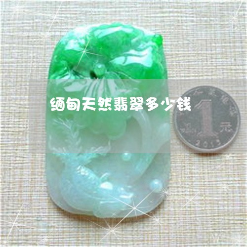 缅甸天然翡翠多少钱/2023041279593 缅甸天然翡翠多少钱/2023041279593