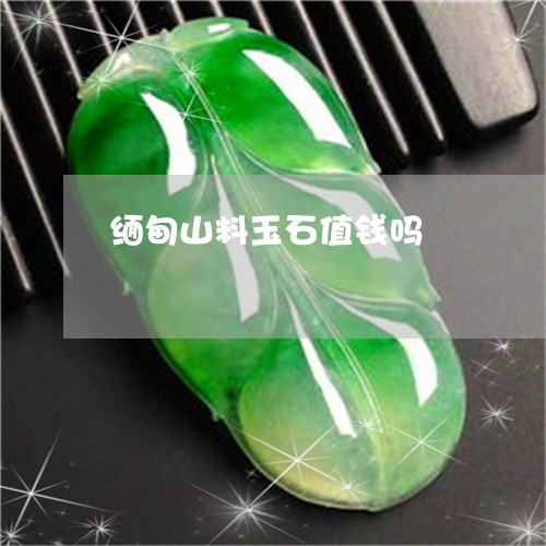 缅甸山料玉石值钱吗/2023041266160
