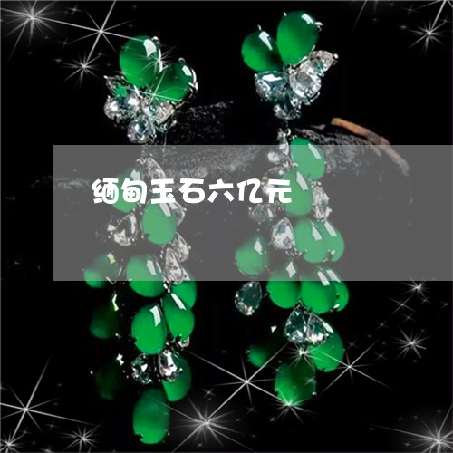缅甸玉石六亿元/2023032801606