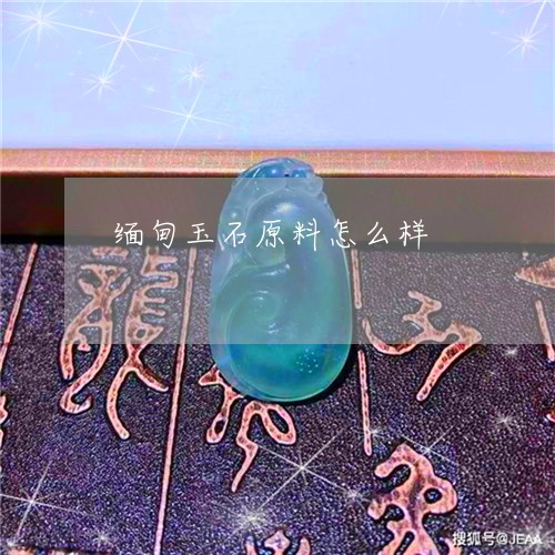 缅甸玉石原料怎么样/2023041288637 缅甸玉石原料怎么样/2023041288637