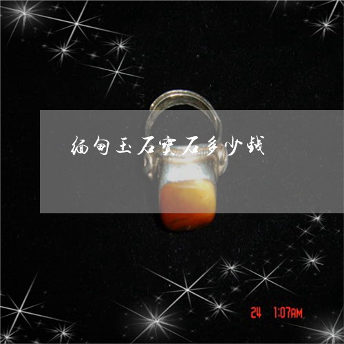 缅甸玉石宝石多少钱/2023041367371 缅甸玉石宝石多少钱/2023041367371