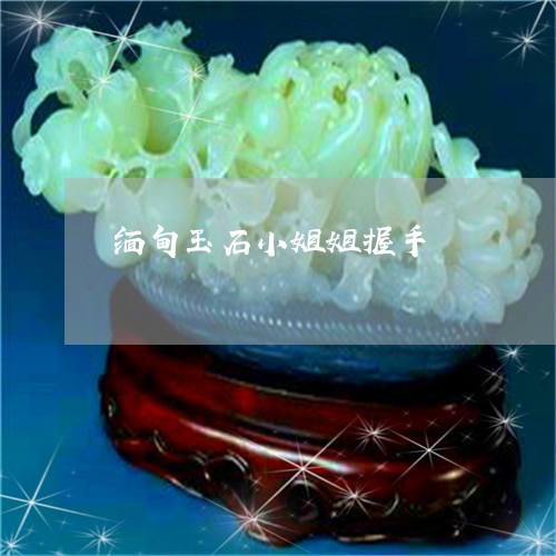 缅甸玉石小姐姐握手/2023041377361 缅甸玉石小姐姐握手/2023041377361