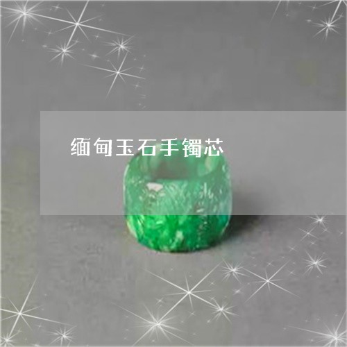 缅甸玉石手镯芯/2023032823916