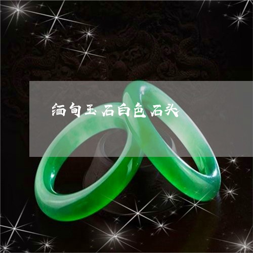 缅甸玉石白色石头/2023031532713