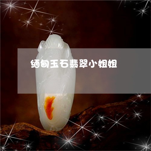 缅甸玉石翡翠小姐姐/2023041376959