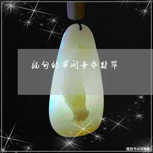 缅甸的军阀争夺翡翠/2023041347279 缅甸的军阀争夺翡翠/2023041347279